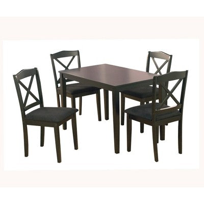  5pc Mason Rectangular Crossback Dining Set - Buylateral