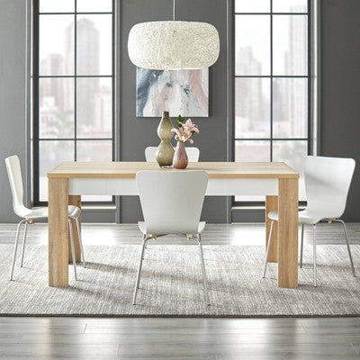  Mandy Dining Set Natural/White - Buylateral