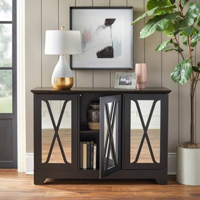  Reflections Side Board Buffet Servers With Mirror - Buylateral
