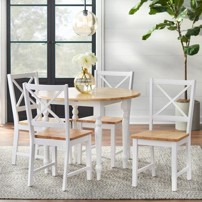  Set Of 2 Virginia Crossback Dining Chairs - Buylateral
