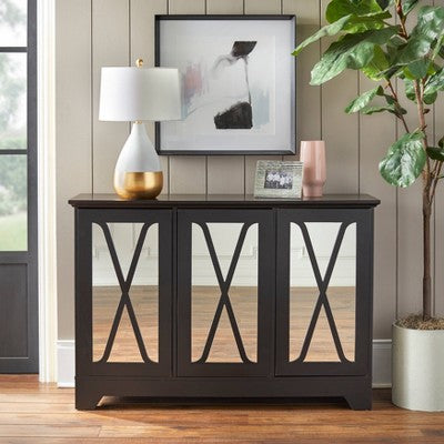  Reflections Side Board Buffet Servers With Mirror - Buylateral