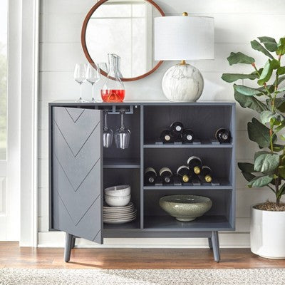  Vivian Mid-Century Modern Wine Buffet - Buylateral