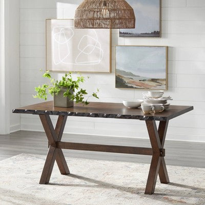  3pc Mandeville Dining Set Brown - Buylateral