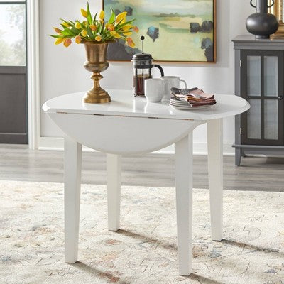  3pc Chadwick Drop Leaf Dining Set With 2 Windsor Chairs - Buylateral
