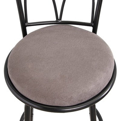  Set Of 3 Delta Adjustable Height Stool Black/Gray - Buylateral