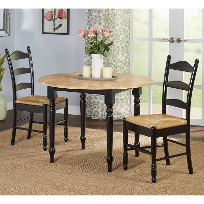  Set Of 2 Ladder Back Dining Chairs - Buylateral