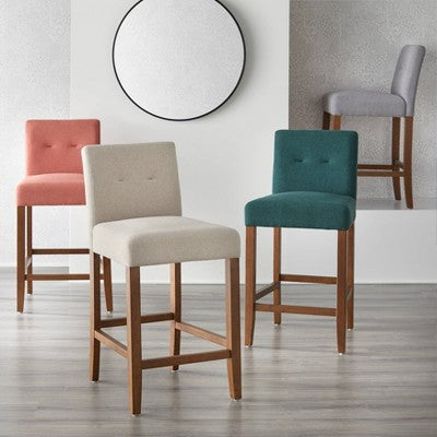  24" Set Of 2 Crawford Counter Height Barstools - Buylateral