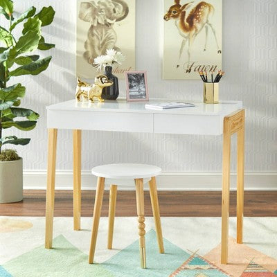  Alena Desk And Stool Set - Buylateral