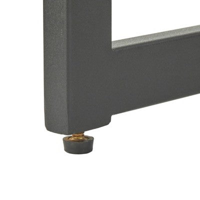  Vermillion Desk With Hutch Black/Gray - Buylateral
