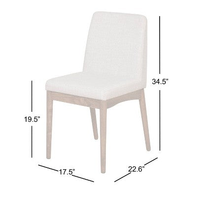  Set Of 2 Element Dining Chairs Walnut - Buylateral