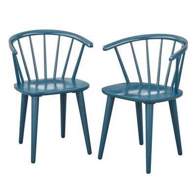  Set Of 2 Florence Contemporary Windsor Dining Chairs - Buylateral