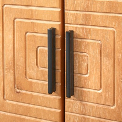  Messina 2 Door Cabinet Natural Pine - Buylateral