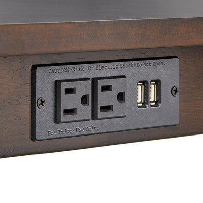  Ruston Rectangular Dining Table With USB Port - Buylateral