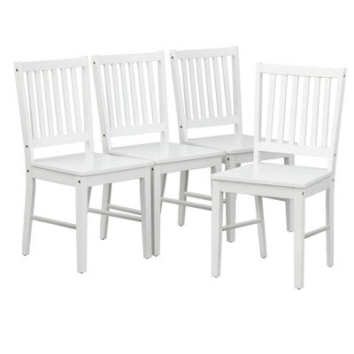  Set Of 4 Contemporary Shaker Dining Chairs - Buylateral