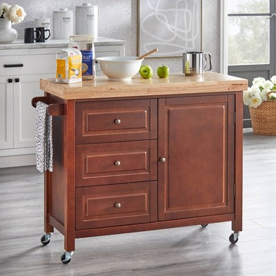  Monterey Kitchen Cart Espresso - Buylateral