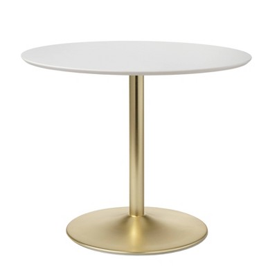  Hillboro Round Dining Table Metal Base - Buylateral