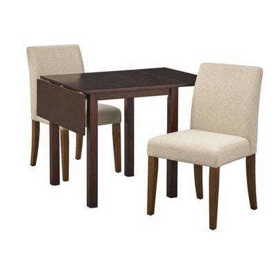  3pc Estelle Drop Leaf Dining Set - Buylateral