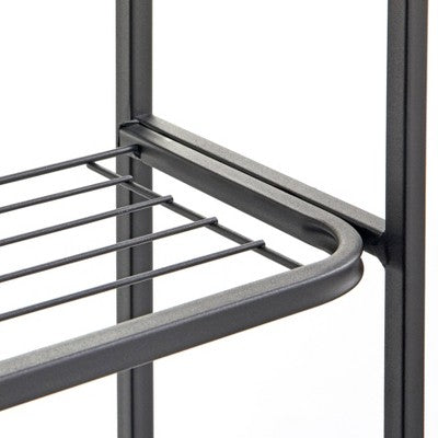  Liv Metal Baker's Rack Black/Gray - Buylateral