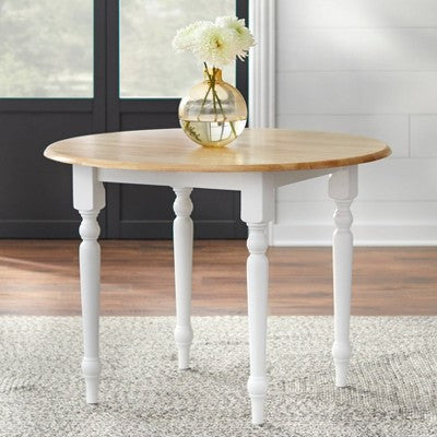  5pc Virginia Dining Set Wood/White - Buylateral