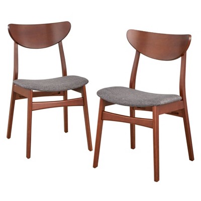  Set Of 2 Tania Dining Chair Dark Gray - Buylateral