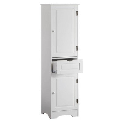 Brighton Kitchen Storage Pantry Cabinet White - Buylateral