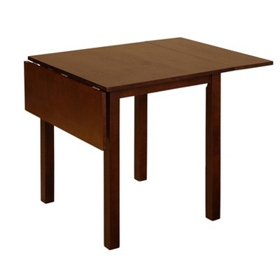  Austin Drop Leaf Extendable Dining Table Wood/Espresso - Buylateral