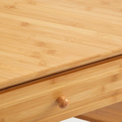  Bamboo Corner Desk Wood - Buylateral
