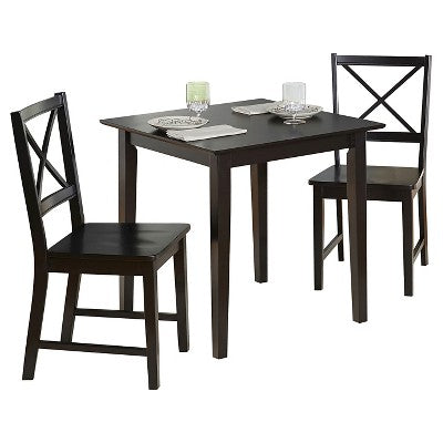  3pc Cross Back Dining Set - Buylateral