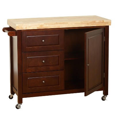  Monterey Kitchen Cart Espresso - Buylateral