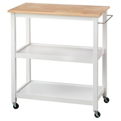  Mylah Kitchen 2-Tier Rolling Cart - Buylateral