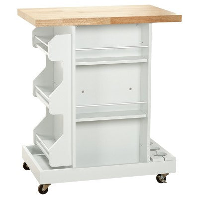  Hampton Kitchen Cart White - Buylateral