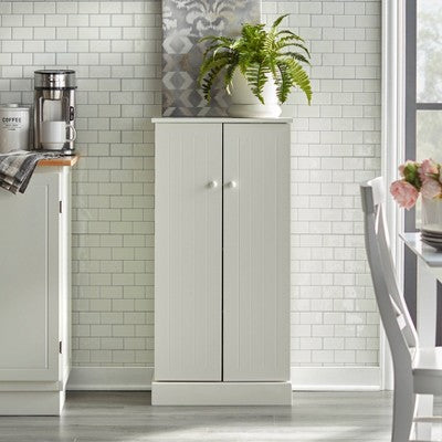  Utility Pantry Storage Cabinet White - Buylateral