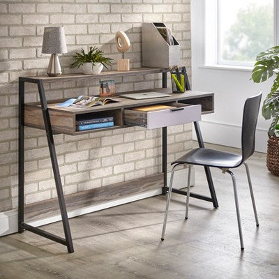  Sahana Desk Black/Driftwood - Buylateral
