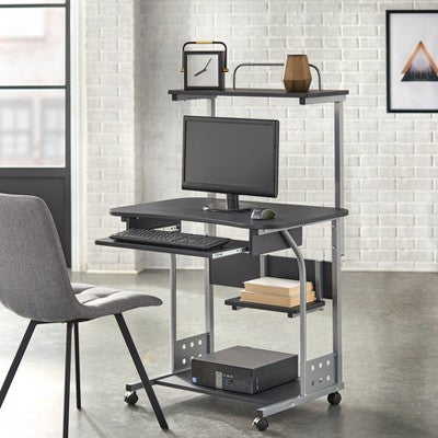  Mobile Computer Tower With Shelf - Buylateral