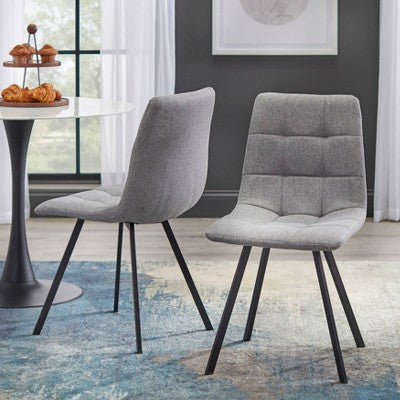  36" 5Pc Rho Round Dining Set Gray - Buylateral