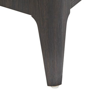  Keely Nightstand Charcoal Gray - Buylateral