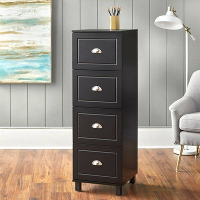  Bradley 4 Drawer Filing Cabinet - Buylateral