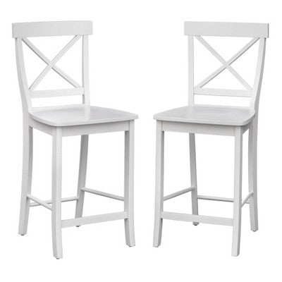  Set Of 2 24" Albury Counter Height Barstools - Buylateral