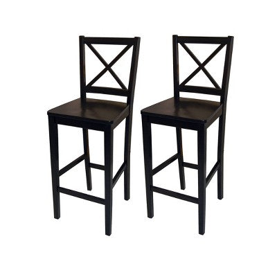  Set Of 2 24" Virginia Counter Height Barstools - Buylateral