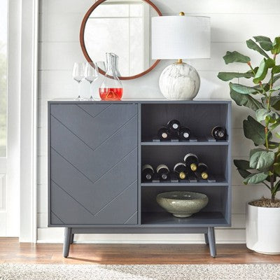  Vivian Mid-Century Modern Wine Buffet - Buylateral