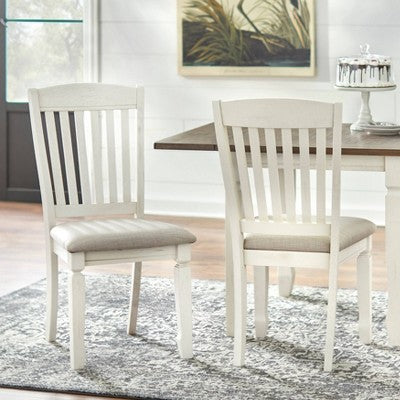  5pc Maryland Extendable Dining Table Set Walnut/White - Buylateral