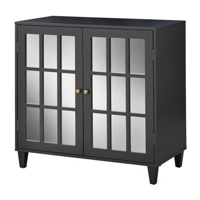  Alonzo Mirrored Door Buffet Cabinet - Buylateral