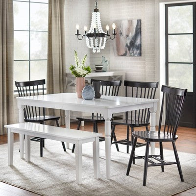  Set Of 2 Venice High Back Contemporary Windsor Dining Chairs - Buylateral