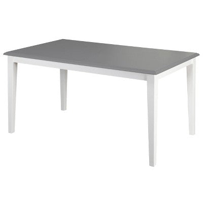  Helena Dining Table White/Gray - Buylateral