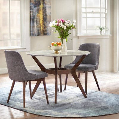  Saville Dining Table Walnut - Buylateral