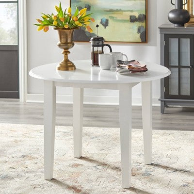  3pc Chadwick Drop Leaf Dining Set With 2 Windsor Chairs - Buylateral