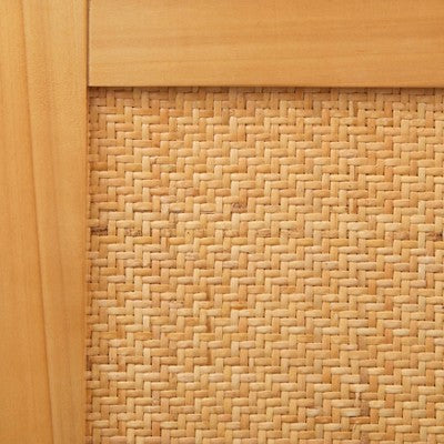  Rosen Rattan Sliding Door Buffet Natural - Buylateral