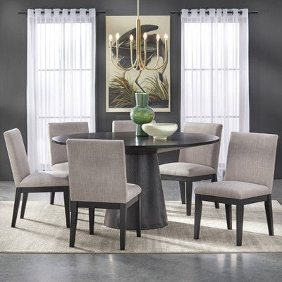  7Pc North Bay Round Dining Set Gray - Buylateral