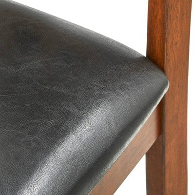  Set Of 2 24" Georgetown Counter Height Barstools Espresso - Buylateral