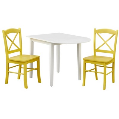  3pc Tiffany Extendable Dining Table Set - Buylateral